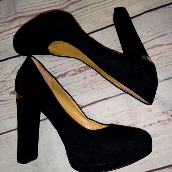 MICHAEL Michael Kors Shoes - Michael Michael Kors Black Chunky Platform Heels